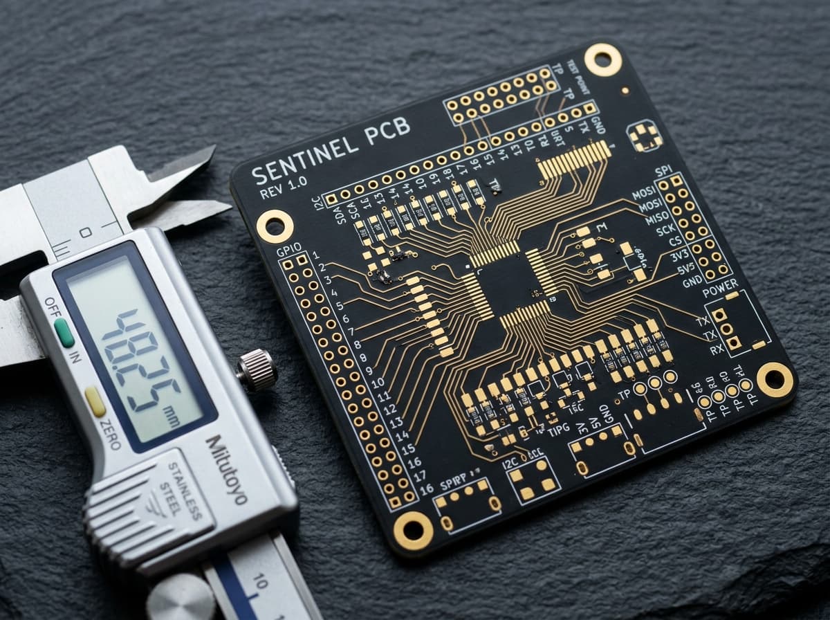 SENTINEL Bare ENIG PCB